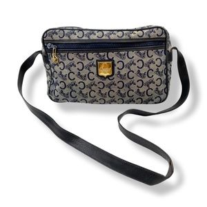 CELINE vintage 70s monogram crossbody bag